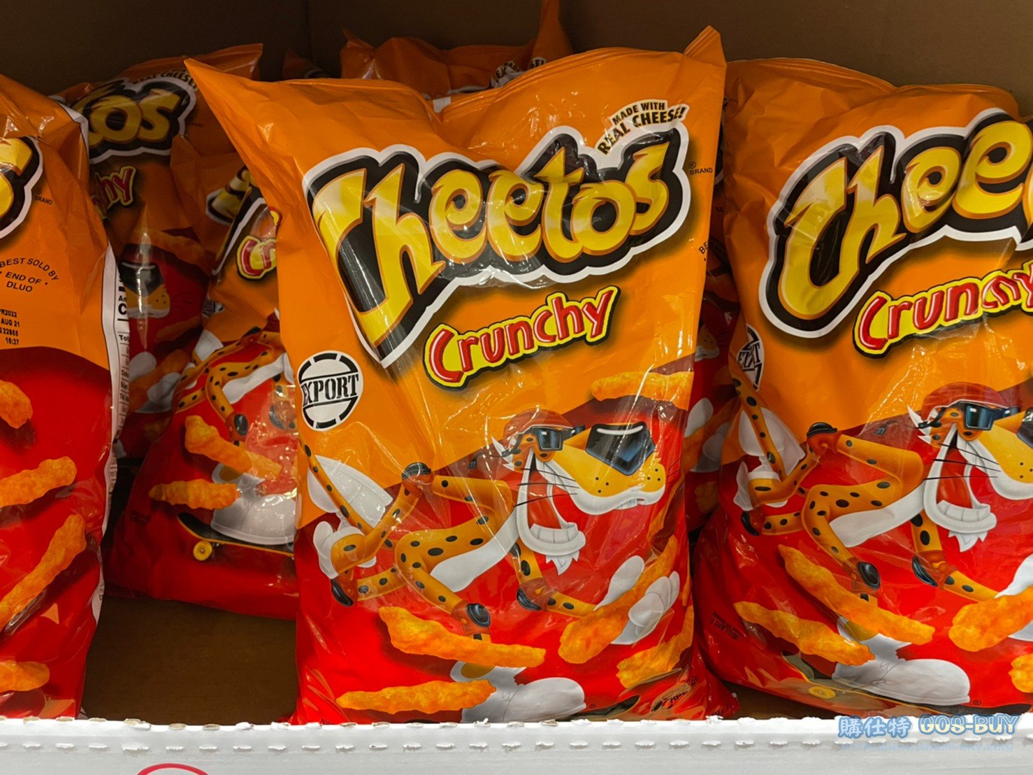Costco好市多 CHEETOS CRUNCHY CHEESE 奇多起司玉米脆棒 581.1公克 117500